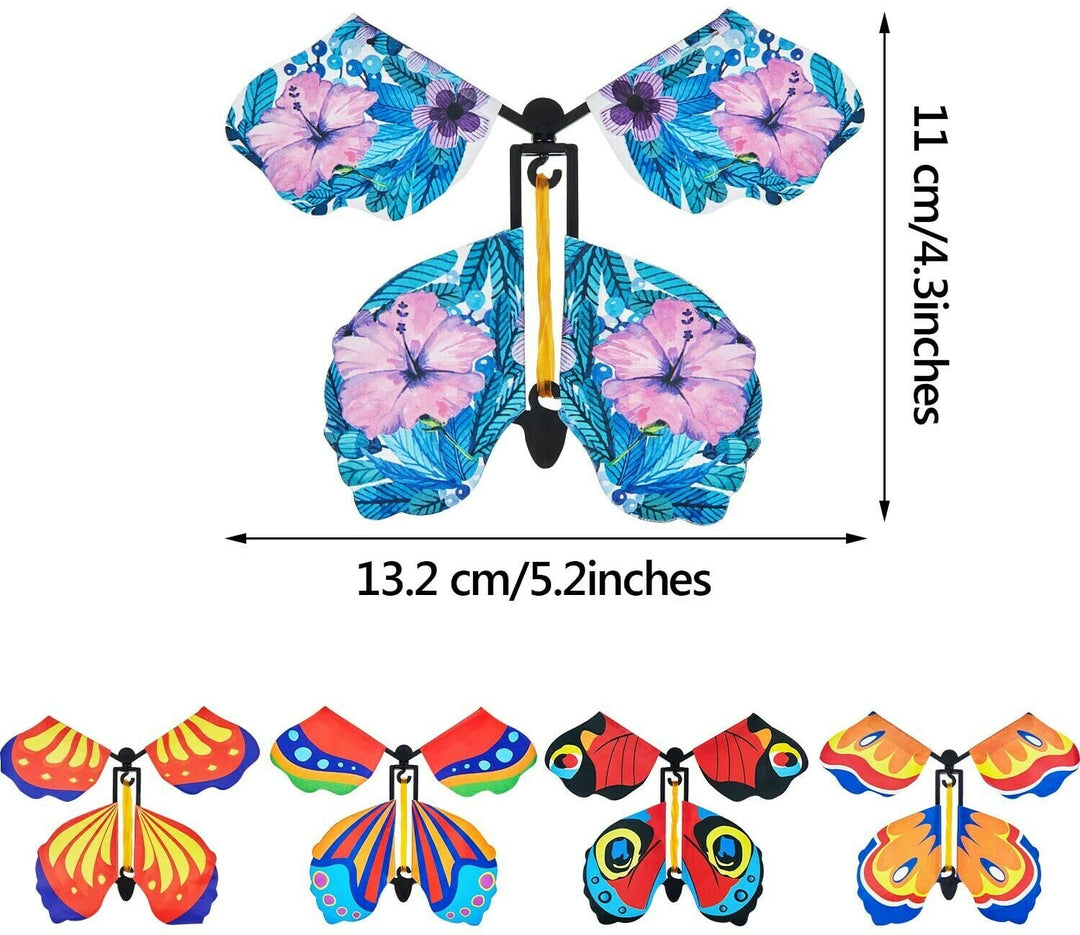 Cadeau original: boîte de papillons volants magiques, surprise enchantée pour décorations et fêtes.