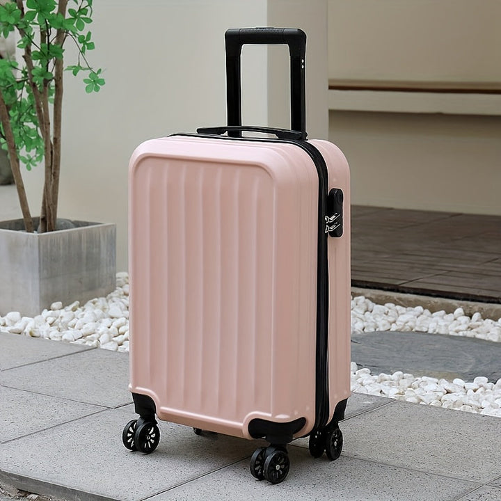 Valise de voyage rigide compacte 4 roulettes pour des déplacements faciles, robuste et fiable pour toutes aventures.