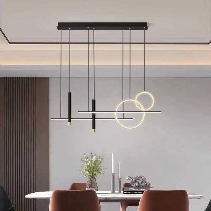 Lampe suspendue LED LumoSphere, création unique pour un éclairage d'intérieur moderne et sophistiqué.