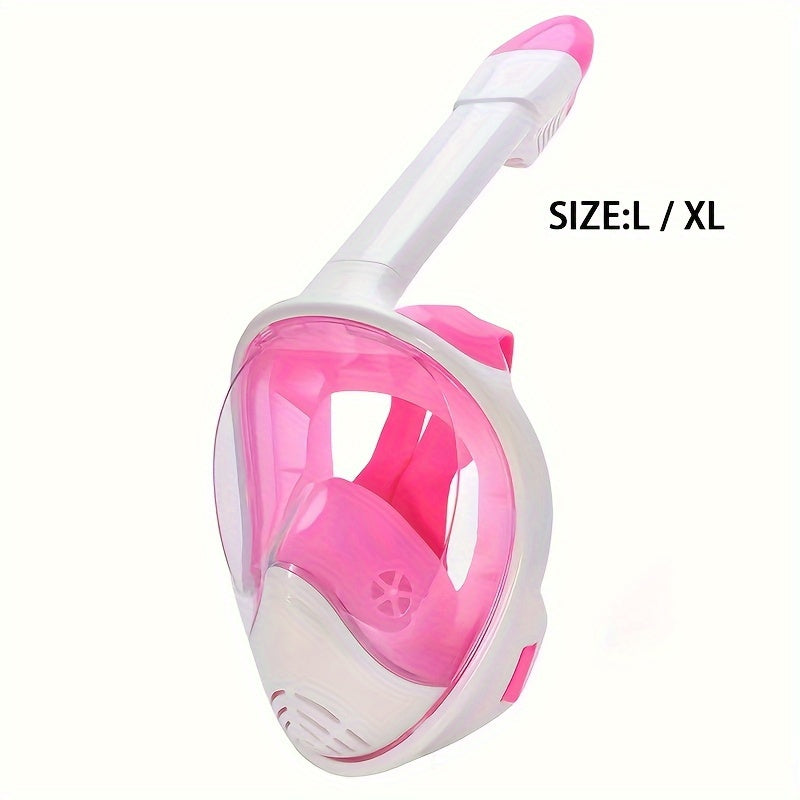 Équipement de plongée essentiel: masque 180° avec support caméra et système anti-buée.