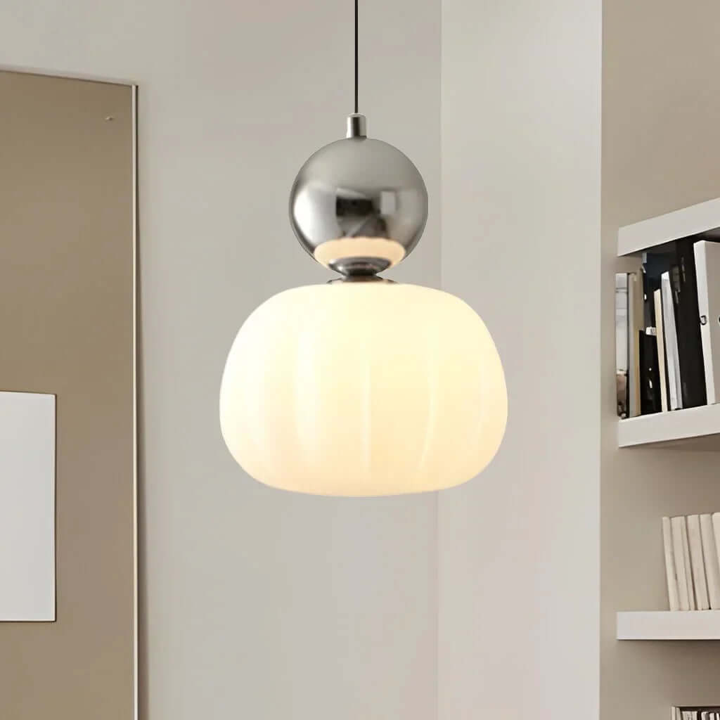 Design Art Déco crème, suspension plafond pour un éclairage intérieur raffiné.