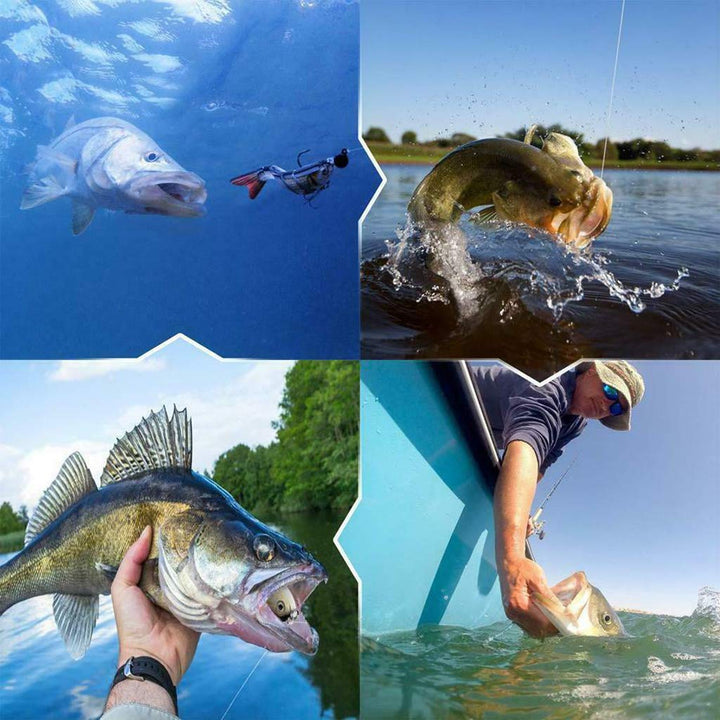 Leurre de pêche AI PredaBot haute technologie, efficace en eau douce et salée. Attirez les prédateurs.