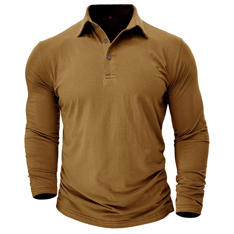 Vêtement polo respirant pour hommes. Coupe ajustée, idéal pour un look soigné et confortable.
