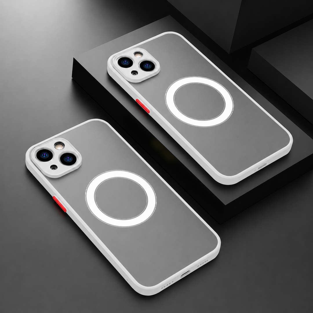 Coque TitanShield MagSafe pour iPhone. Protection antichoc robuste et stylée, compatible multi-modèles.