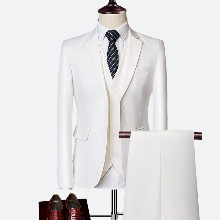 Veste de costume homme élégante slim fit, parfaite pour affaires, mariages et tenues de cérémonie.