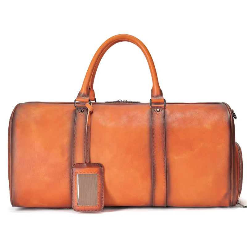 Sac de voyage homme résistant et durable, parfait comme bagage cabine ou pour une escapade d'un week-end.