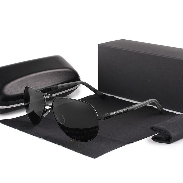 Lunettes de soleil rétro pour hommes, verres polarisés, protection UV400. Accessoire de mode vintage essentiel.
