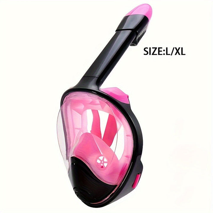 Fixez votre caméra sur ce masque de snorkeling anti-buée. Vision panoramique 180° garantie.