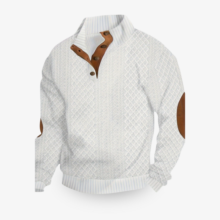 Pull maille fine pour homme, confortable et chaud, parfait pour affronter l'hiver avec style.