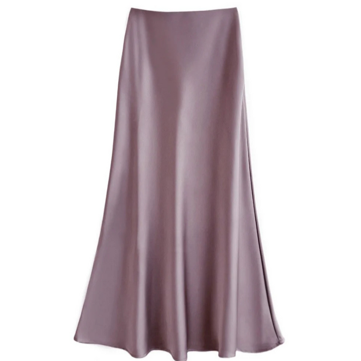 Jupe d'été taille haute, fluide et élégante pour femmes, alliant confort et style décontracté chic.