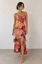 Orange florale