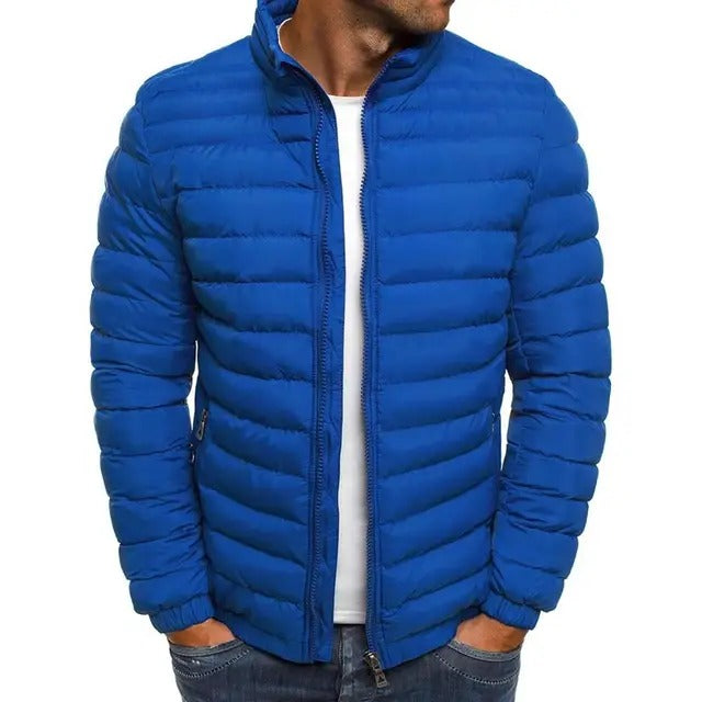 Doudoune légère homme chic, polyvalente pour la mi-saison. Style élégant et décontracté, printemps/automne.