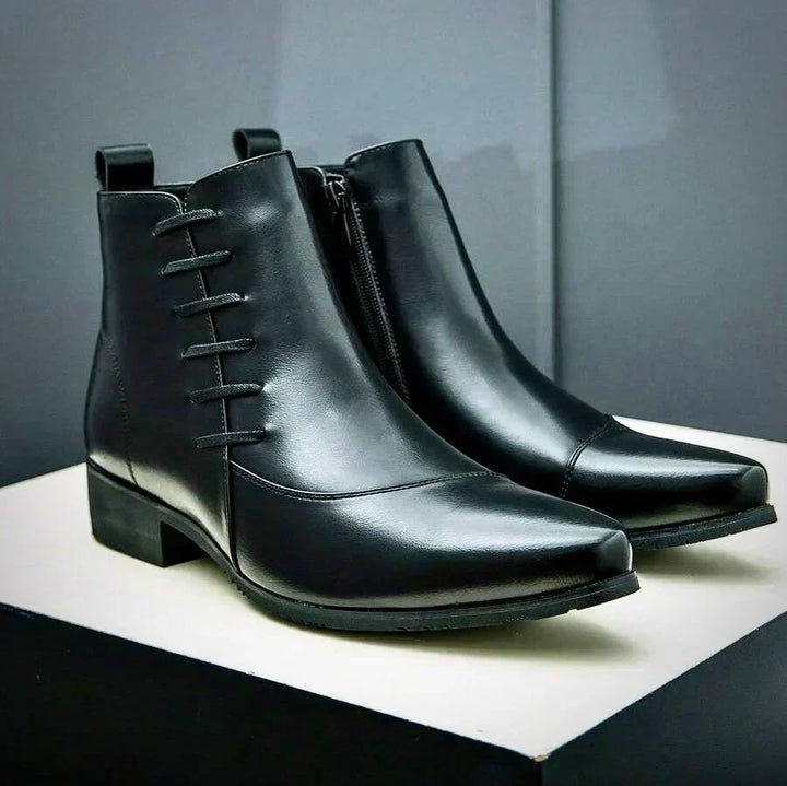 Bottes homme classiques élégantes, style intemporel, confort et durabilité pour la ville ou un look habillé.