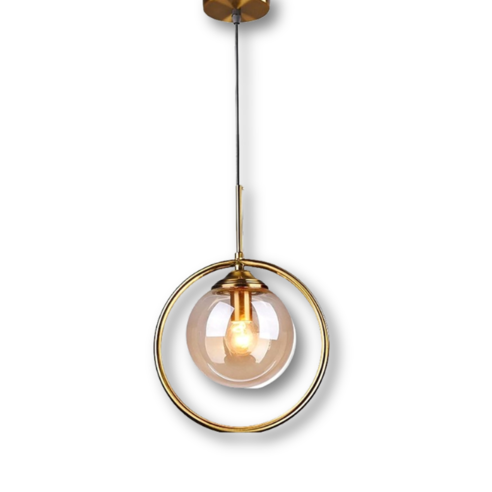Plafonnier suspension LED, style minimaliste scandinave, pour un éclairage moderne.