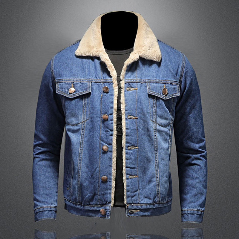 Veste en jean homme classique, style intemporel, parfaite pour toutes saisons. Confortable et élégante.