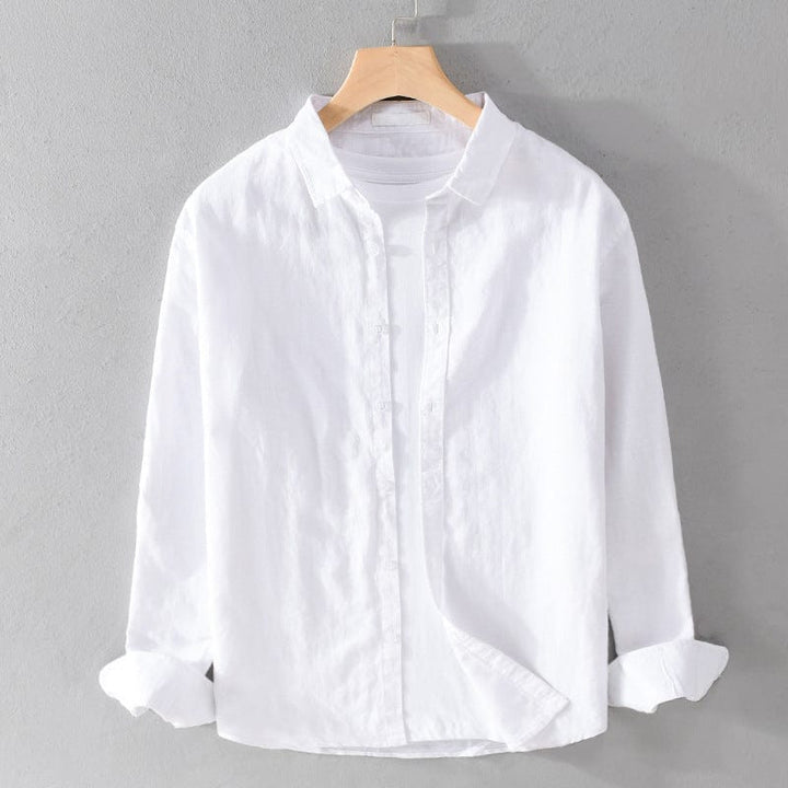Chemise homme Henderson pour printemps/été, style casual chic élégant, coupe ajustée et confortable.