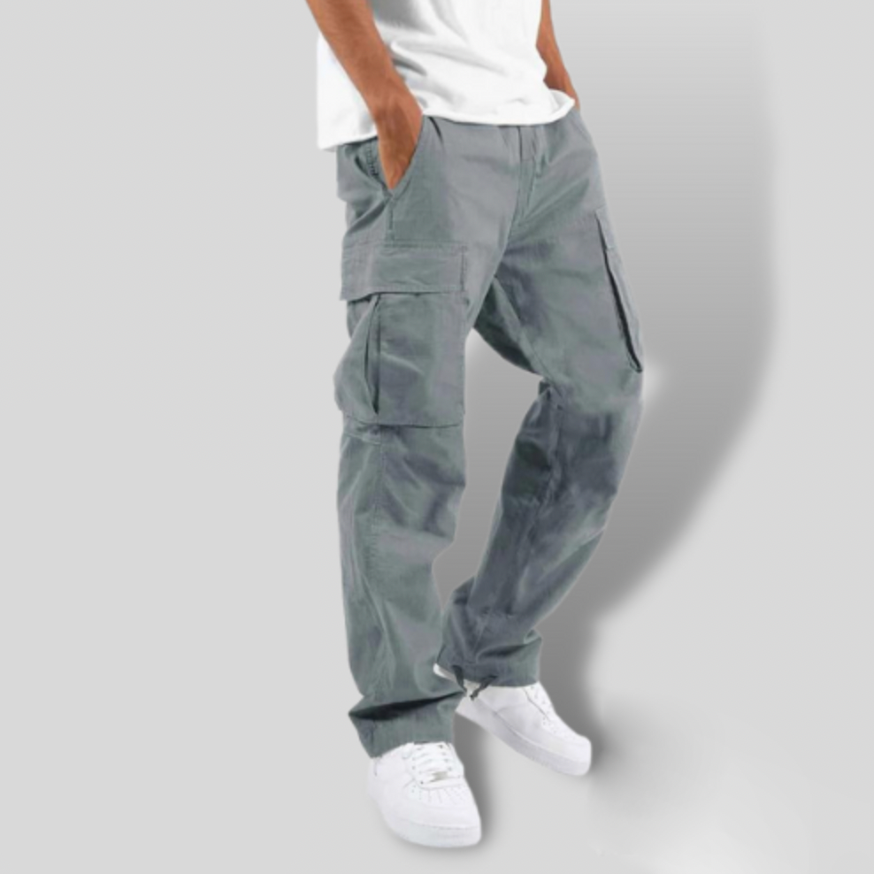 Pantalon droit homme moderne, respirant et confortable, idéal pour un style chic et polyvalent en automne.