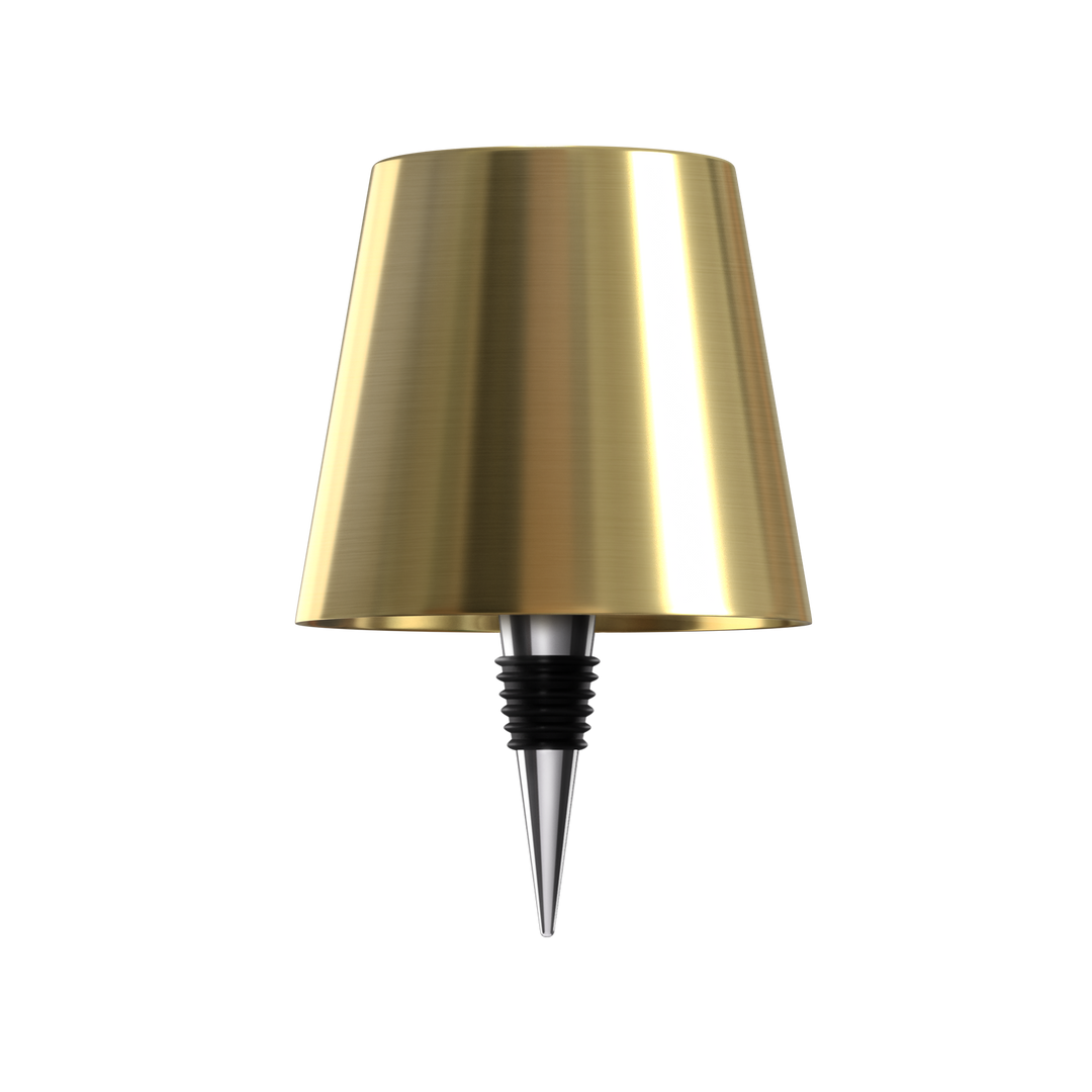Lumière d'ambiance LED rechargeable, design bouteille, pour une déco stylée.