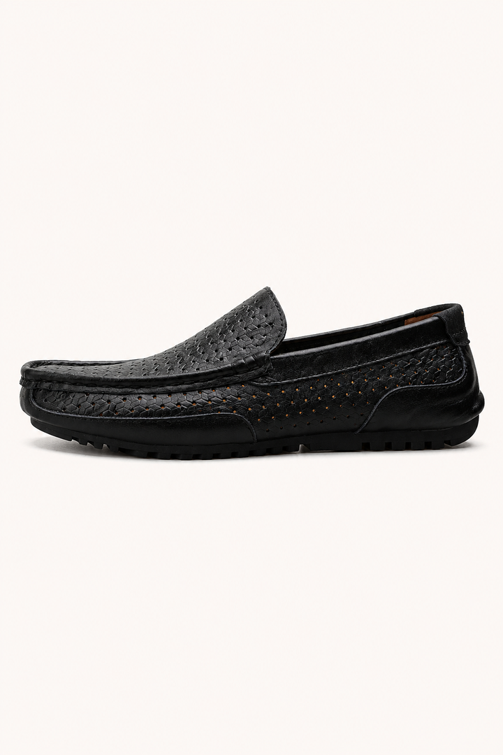 Mocassins pour hommes, faciles à enfiler, pour un confort optimal au bureau ou pour la conduite.