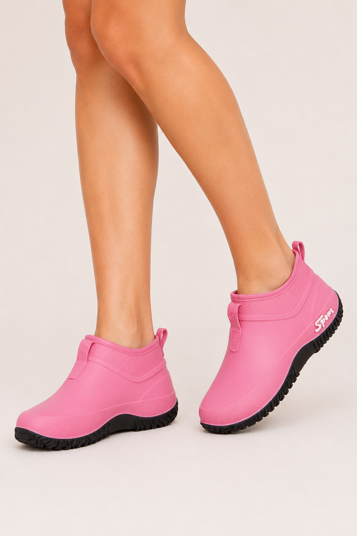 Bottines imperméables Birte femme, légères, antidérapantes, parfaites pour la pluie et l'automne.