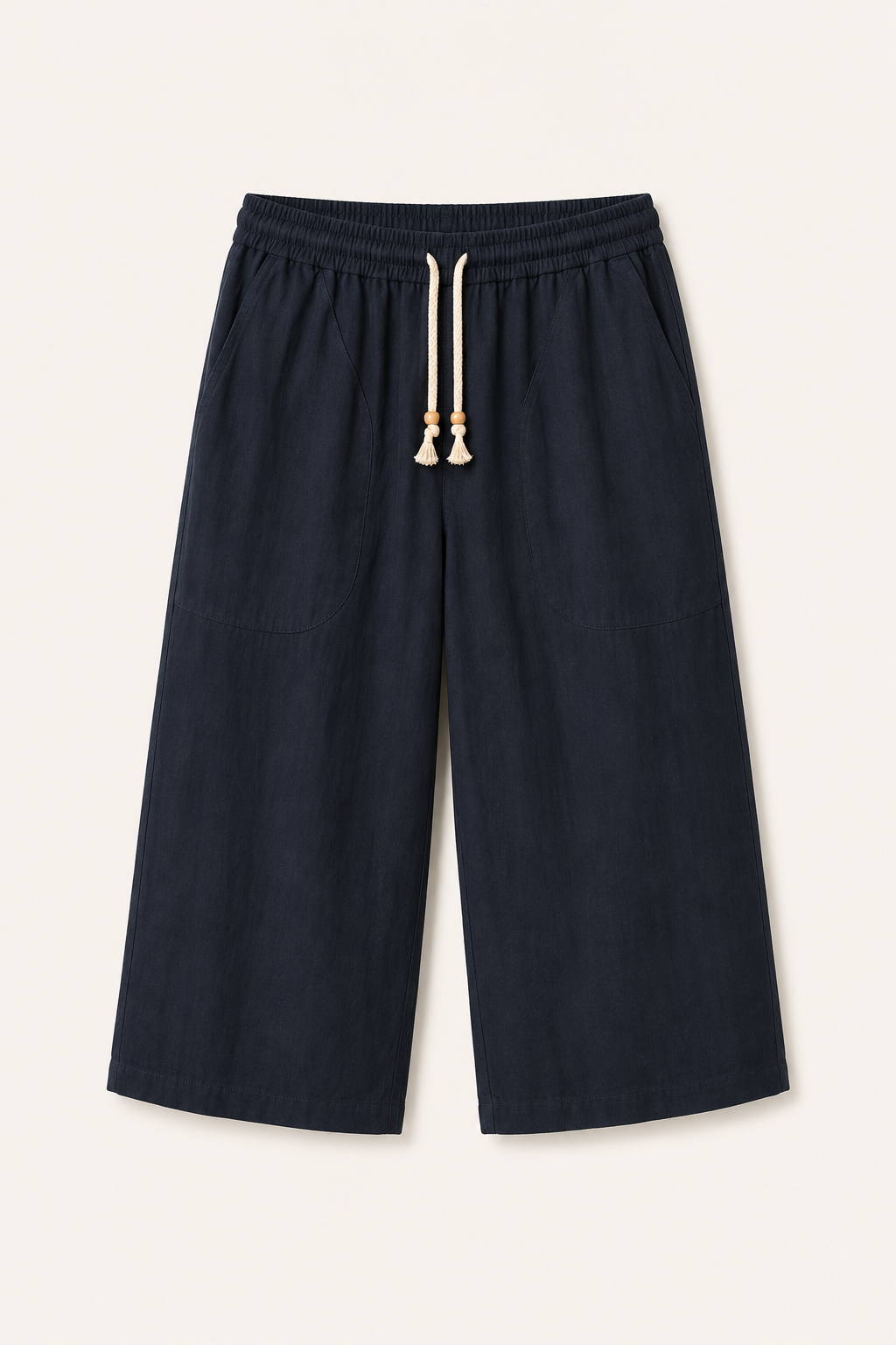 Pantalon court homme polyvalent, décontracté, taille élastique, parfait été, plage et vacances.