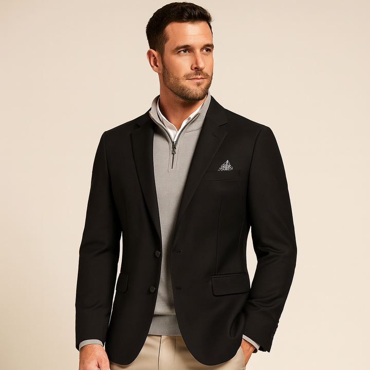 Blazer homme bleu roi, moderne et dynamique. Veston ajusté, parfait pour un style assumé.