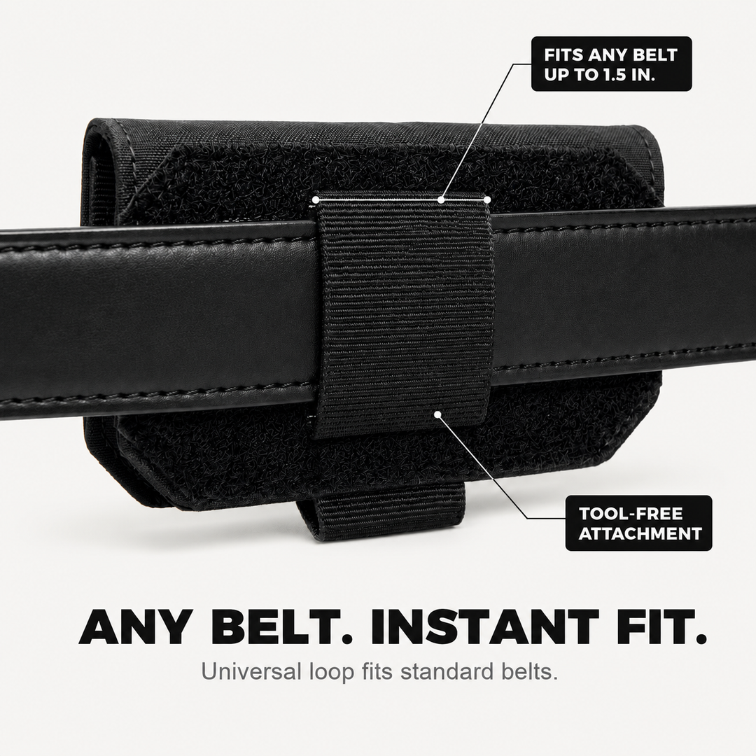 Portefeuille ceinture fin SLIMSAFE pour usage quotidien. Gardez vos essentiels en sécurité et à portée de main.
