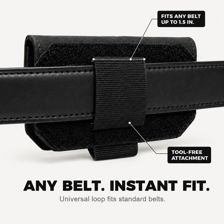 Portefeuille ceinture fin SLIMSAFE pour usage quotidien. Gardez vos essentiels en sécurité et à portée de main.