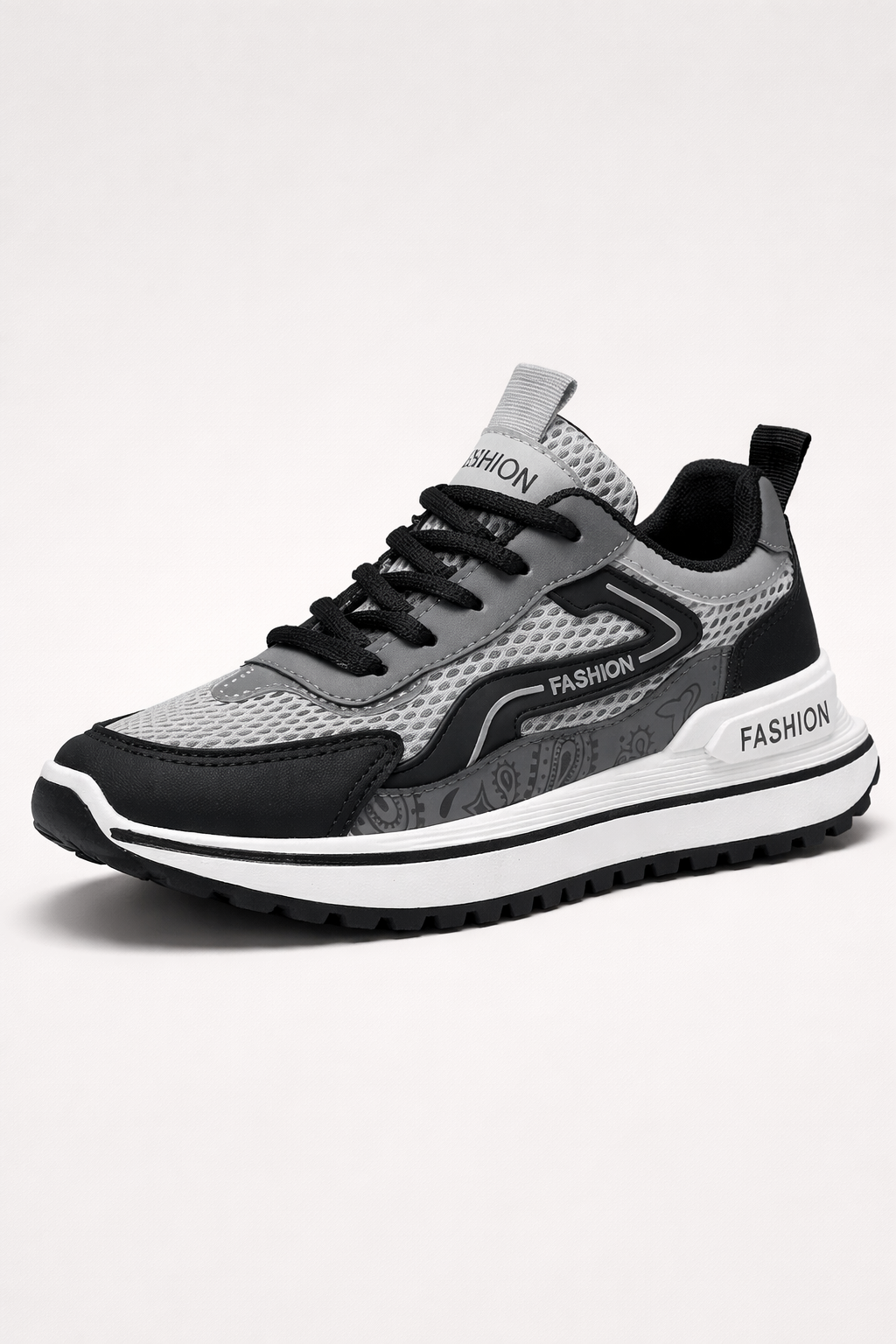 Chaussures respirantes Rasken pour hommes, pieds au frais. Baskets urbaines avec amorti, parfaites pour le sport léger et la ville.