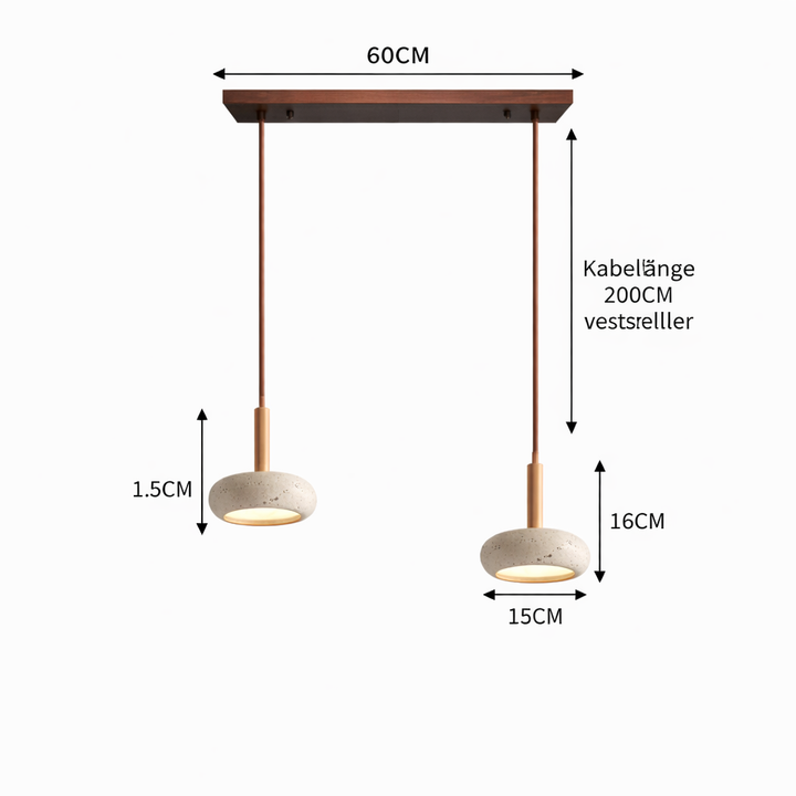 Lustre Wabi-Sabi design rétro, suspension japonaise en matériau naturel pour intérieur.