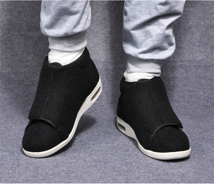 Soutien et chaleur : chaussures orthopédiques larges pour l'hiver, idéales pour la marche et pieds sensibles.