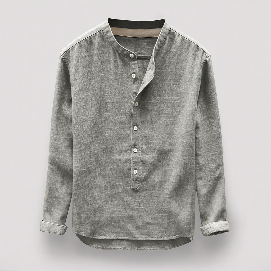 Chemise décontractée chic pour hommes, offrant confort et style moderne. Idéale pour un look polyvalent et élégant.