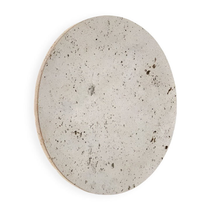 Applique murale LED ronde, style japonais minimaliste, pour une ambiance apaisante.