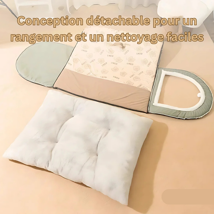Offrez à votre animal ce lit en peluche LuxuriaNest, confort et chaleur ultime pour des nuits paisibles.