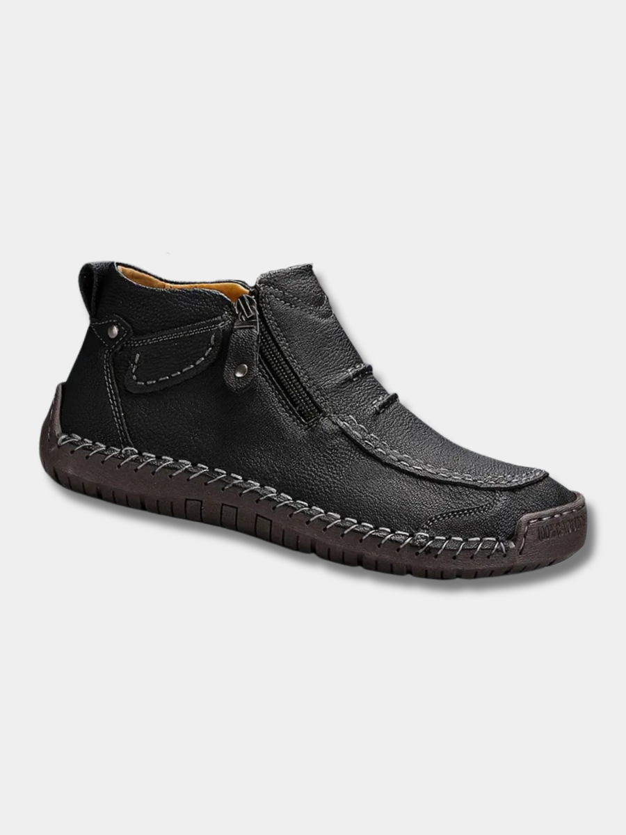 Bottines homme Lucas ergonomiques orthopédiques, confort quotidien et soutien postural idéal.