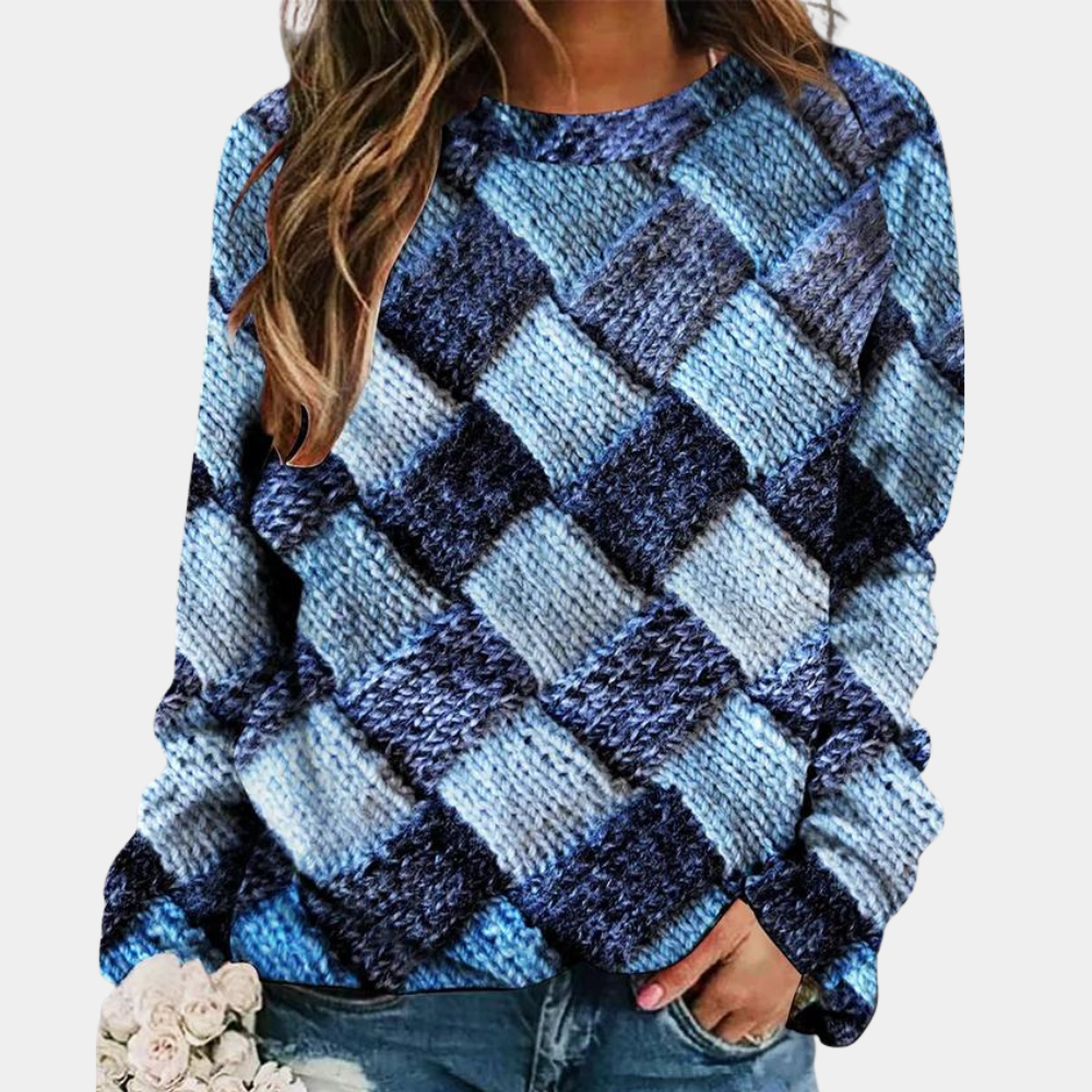 Vêtement femme décontracté: pull coloré confortable et élégant, parfait pour la mode printemps/automne.