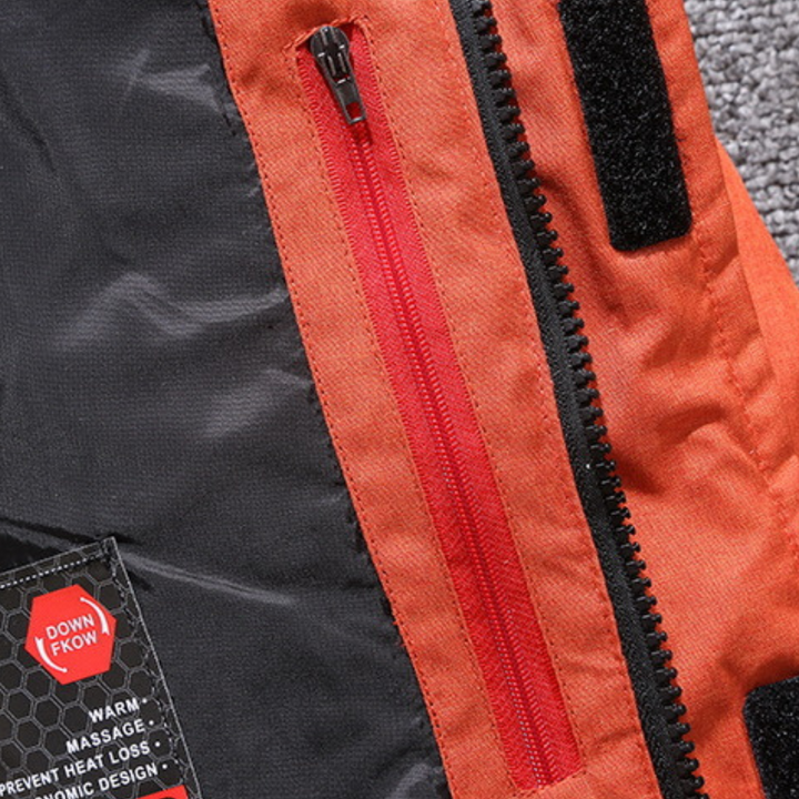 Veste chaude imperméable pour hommes, avec un design moderne et une protection hivernale optimale.
