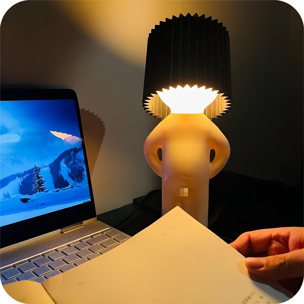 Lampe LED portable et rechargeable, parfaite pour un éclairage d'appoint et une décoration intérieure élégante.