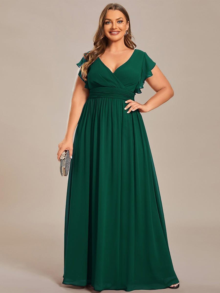 Robe femme élégante, dos ouvert, manches courtes. Idéale pour une cérémonie de mariage ou une fête.