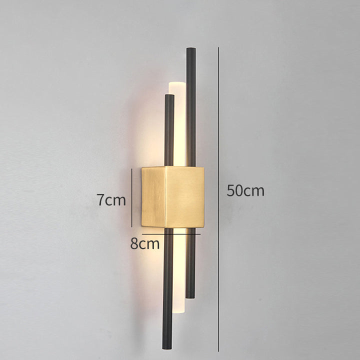 Éclairage mural LED design, touche moderne pour un salon chic.