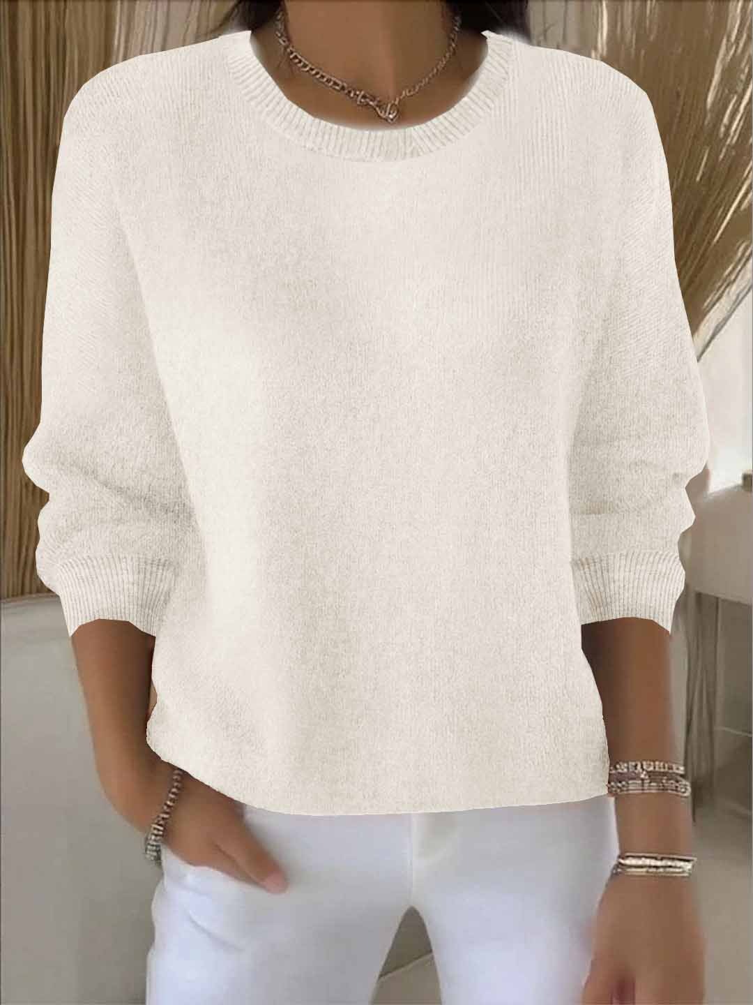 Pull d'hiver pour femme, doux et chaud, style chic pour le quotidien.