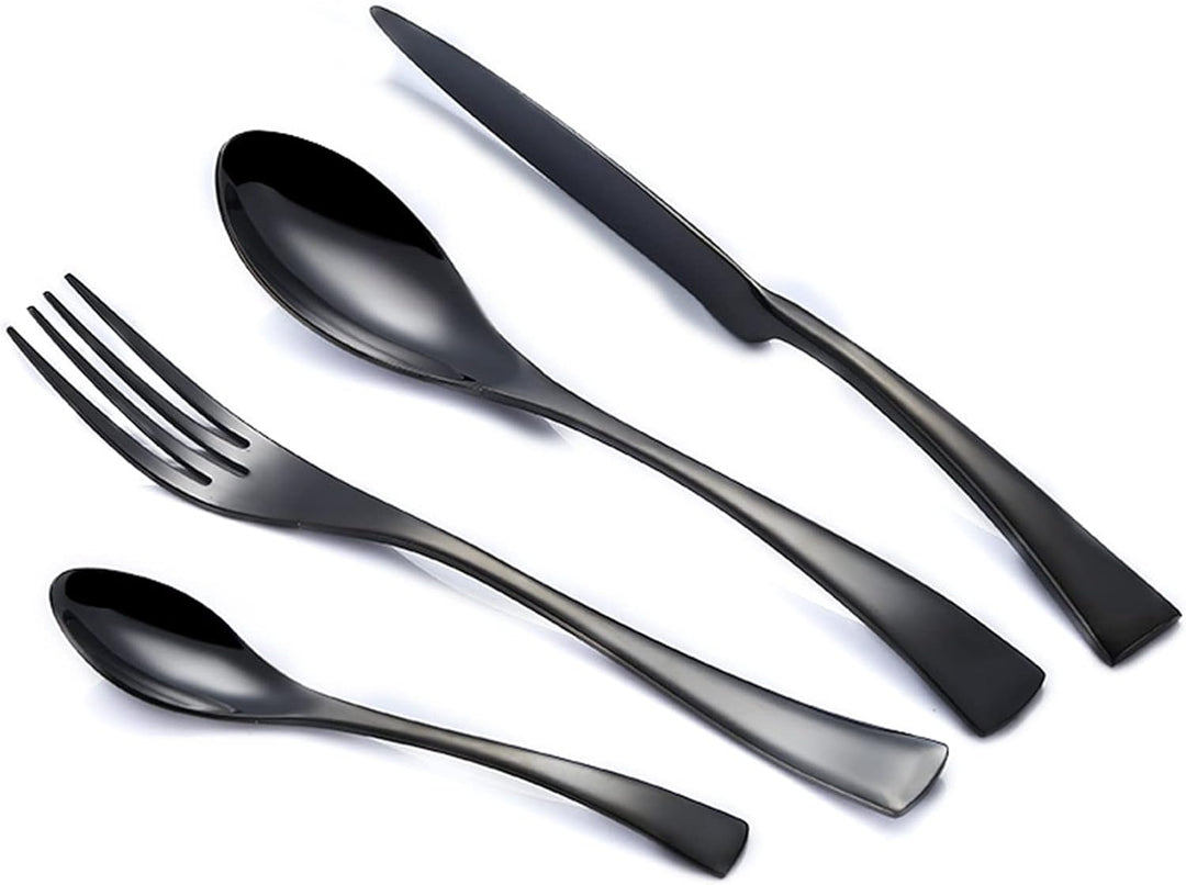 Couverts de table en acier inoxydable, durables et au design raffiné, essentiels pour la cuisine et les repas.