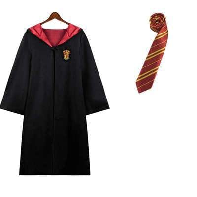 Cape de sorcier Harry Potter Gryffondor, déguisement adulte authentique pour soirée à thème Poudlard.