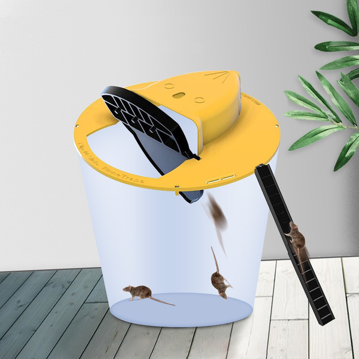 Piège à souris humain, couvercle de seau universel pour capture éthique des rongeurs. Anti-rongeur maison saine.
