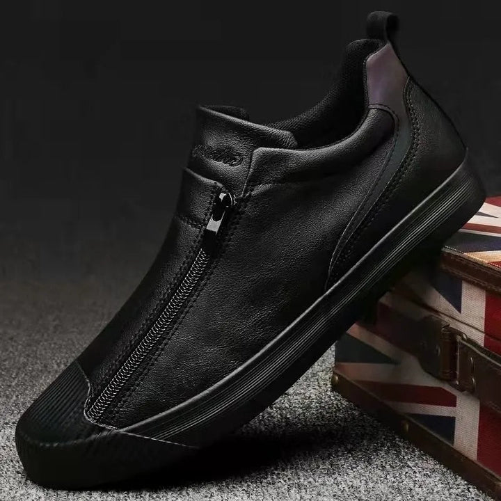 Baskets décontractées homme Noah, avec fermeture éclair, idéales pour la mode masculine et un usage quotidien moderne.
