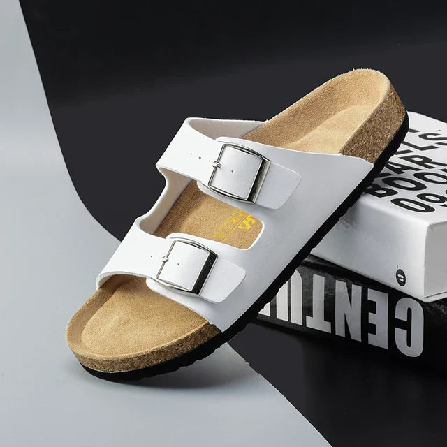 Sandales confortables Solaro pour hommes, design intemporel, pour un été élégant et décontracté.