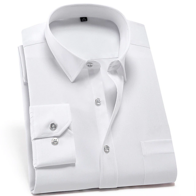Chemise homme respirante et extensible, confort supérieur pour une tenue élégante, sans plis disgracieux ni effort.