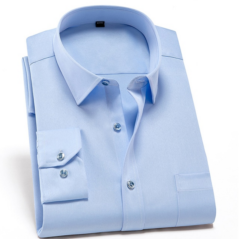 Chemise homme smart casual, extensible et infroissable, parfaite pour un look soigné sans le moindre effort.