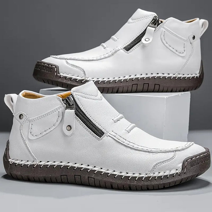 Bottines homme Lucas ergonomiques, soutien postural pour la santé des pieds, confort durable toute la journée.