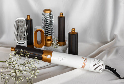 Airstyler professionnel 7-en-1 pour femmes, séchage rapide et coiffure personnalisée sans effort.